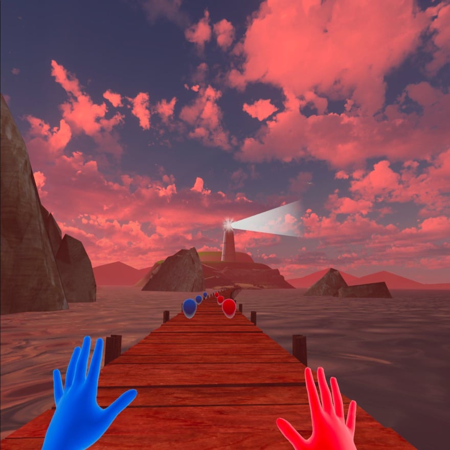 An image from within one of the three games in the RendeverFit package.